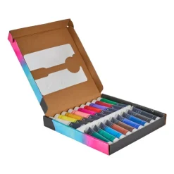 Xenos Acrylverf - 18 kleuren - 25x25x3 cm- Verf