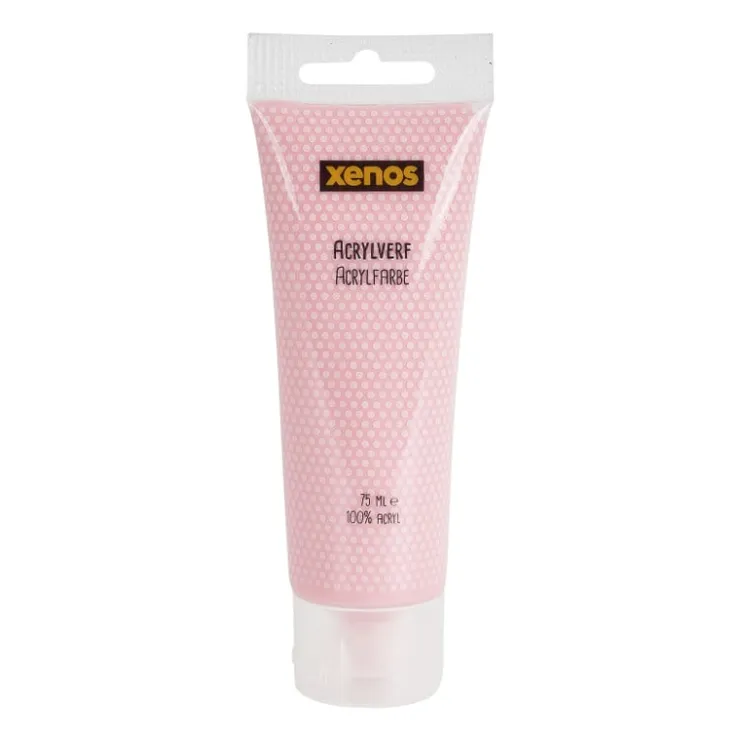 Xenos Acrylverf roze - 75 ml- Verf