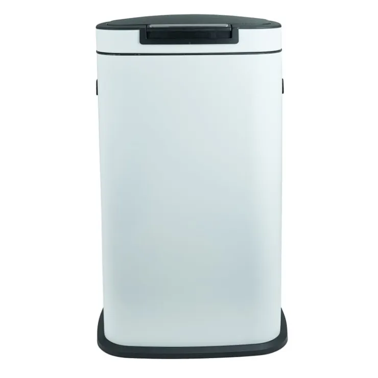 Xenos Afvalemmer push - wit - 38 liter- Prullenbakken