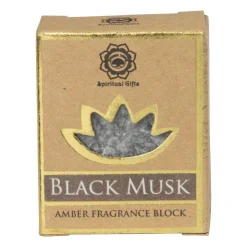 Xenos Amberblokje - black musk- Huisparfum