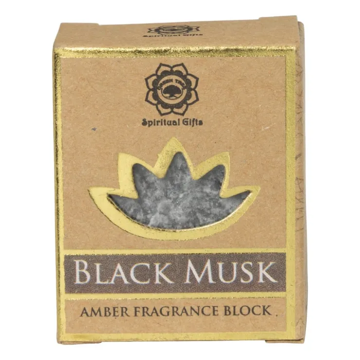 Xenos Amberblokje - black musk- Huisparfum