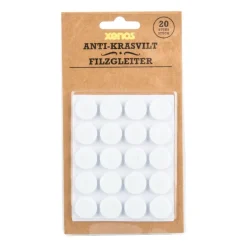 Xenos Anti-krasvilt - wit - set van 20- Viltjes