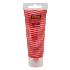 Xenos Arcylverf in tube - rood - 75 ml- Verf|Kerst Knutselen