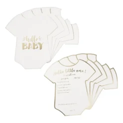 Xenos Babyshower invulkaarten - set van 10- Babyshower