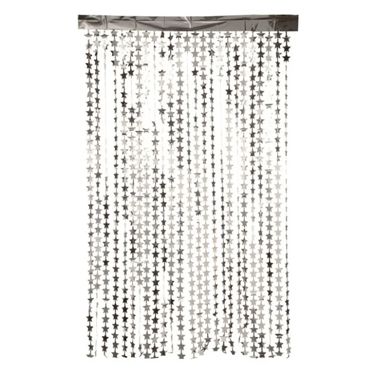 Xenos Backdrop slinger met sterren - 200x120 cm - diverse varianten- Backdrop|Slingers