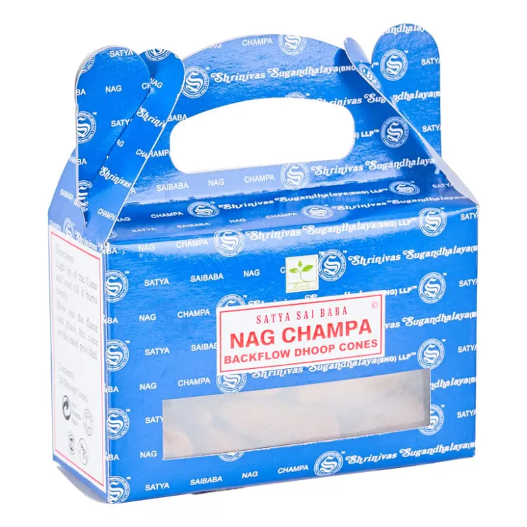 Xenos Backflow cones - nag champa - set van 24- Wierook