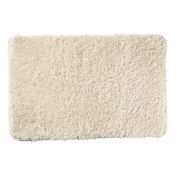 Xenos Badmat fluffy - beige - 45x70 cm- Badmatten