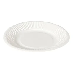 Xenos Bagasse bord - wit - ø21x1.8 cm- Wegwerpservies