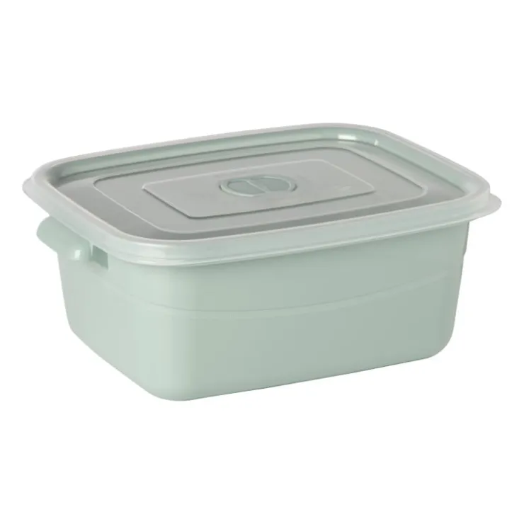 Xenos Bakje voor magnetron - 1 liter - groen- Bewaardozen|Magnetrondozen