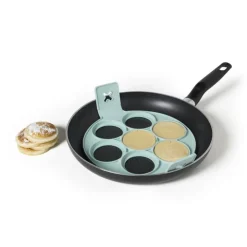 Xenos Bakring voor 7 pannenkoeken - rond - groen- Bakvormen