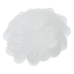 Xenos Ballon clip bloemvorm - set van 10 - ø8x1 cm- Ballonnen