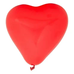 Xenos Ballonnen hartvorm - rood/roze - 6 stuks- Ballonnen|Bruiloft