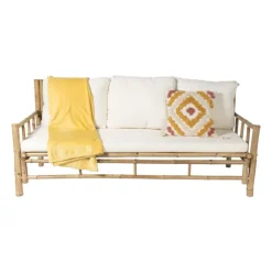 Xenos Bamboe bank Padang - 3-zits - 80x180x70 cm- Bankjes