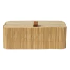 Xenos Bamboe kistje met deksel Jesse - 8x23x13 cm - naturel- Manden|Manden