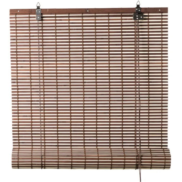 Xenos Bamboe rolgordijn - bruin - 150x180 cm- Rolgordijnen