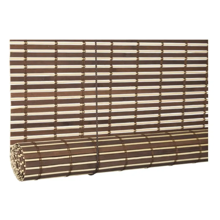 Xenos Bamboe rolgordijn - bruin - 150x180 cm- Rolgordijnen