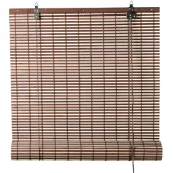 Xenos Bamboe rolgordijn - bruin - 120x180 cm- Rolgordijnen