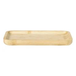 Xenos Bamboe tray klein - bruin - 1.8x21x14.5 cm- Dienbladen