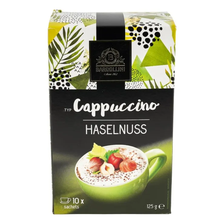 Xenos Bardollini cappuccino - hazelnoot - 8 zakjes- Koffie