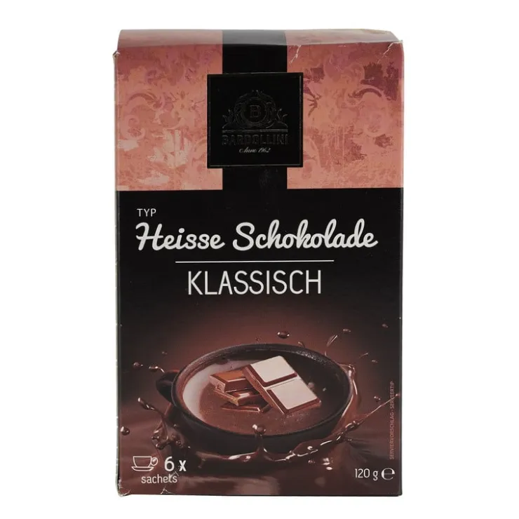 Xenos Bardollini hot chocolate - classic - 6 stuks- Chocolademelk