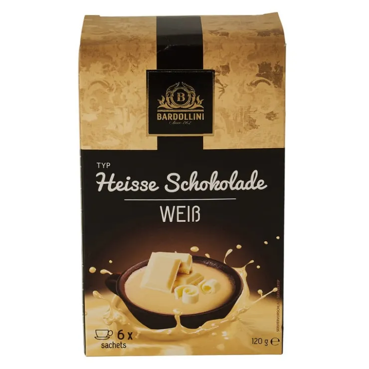 Xenos Bardollini witte chocolademelk - 6 zakjes- Chocolademelk