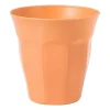 Xenos Beker facet - oranje - 250 ml- Buitenservies|Kinderservies