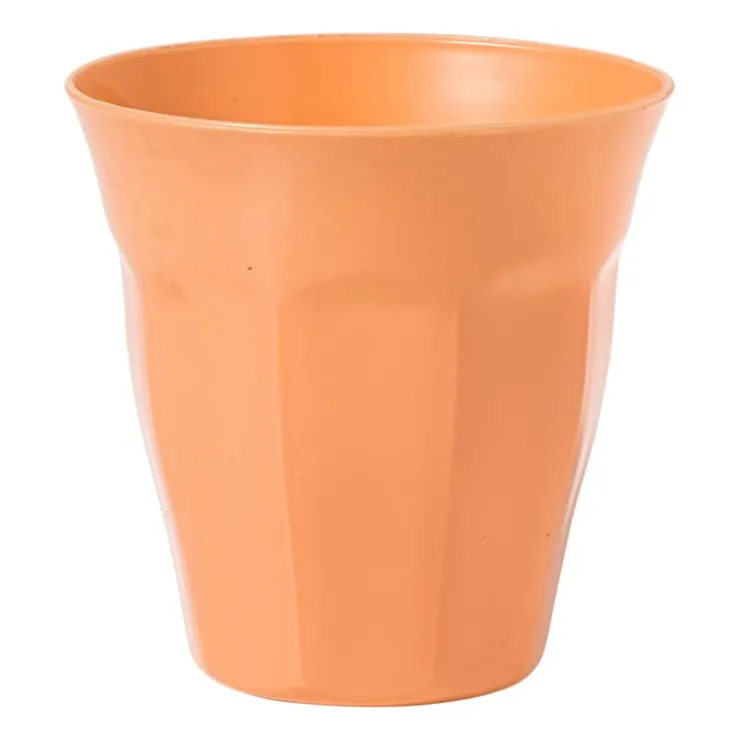 Xenos Beker facet - oranje - 250 ml- Buitenservies|Kinderservies