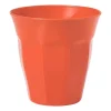 Xenos Beker facet - rood - 250 ml- Buitenservies|Kinderservies