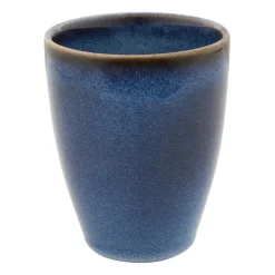 Xenos Beker Toscane - donkerblauw - 315 ml- Mokken