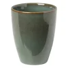 Xenos Beker Toscane - donkergroen - 315 ml- Mokken