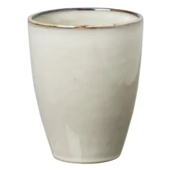 Xenos Beker Toscane - grijs - 315 ml- Mokken