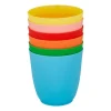 Xenos Bekers - multikleur - kunststof - ø8 cm - set van 6- Buitenservies|Kinderservies