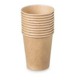 Xenos Bekers kraft papier - set van 10- Wegwerpservies|Buitenservies
