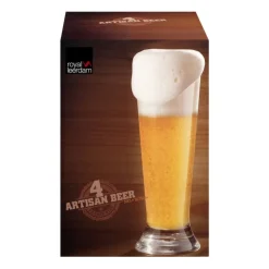 Xenos Bierglazen op voet - 37 cl - set van 4- Glazensets|Bierglazen