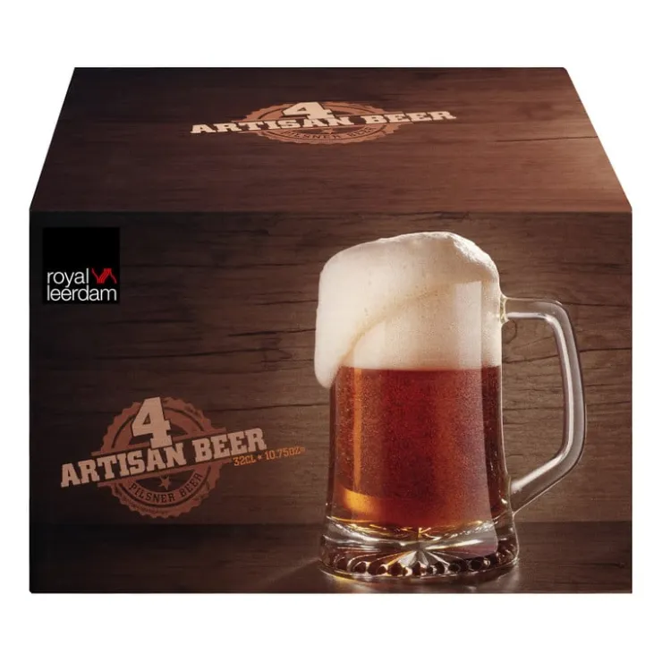 Xenos Bierpull - 32 cl - set van 4- Glazensets|Bierglazen