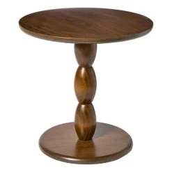 Xenos Bijzettafel Anna - bruin - ø40x40 cm- Bijzettafels
