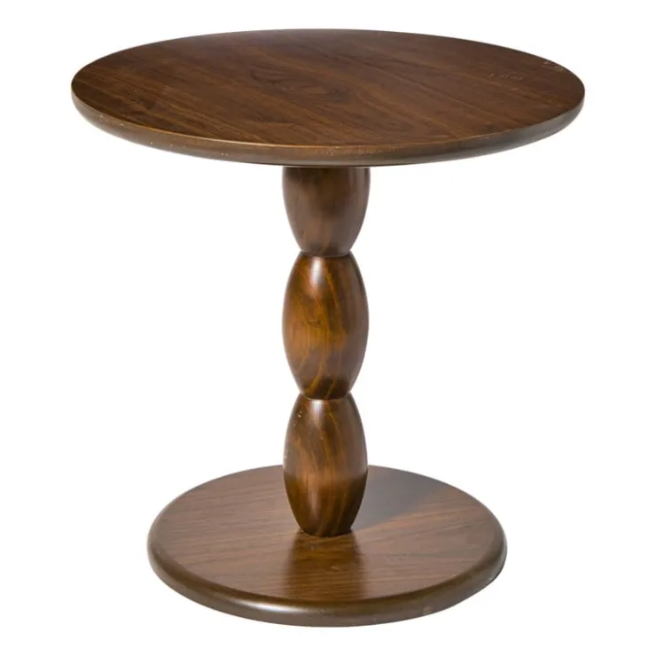 Xenos Bijzettafel Anna - bruin - ø40x40 cm- Bijzettafels