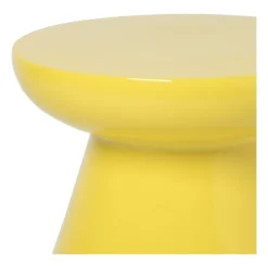 Xenos Bijzettafel conisch - geel - ø50x40- Bijzettafels