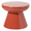 Xenos Bijzettafel conisch - rood - ø50x40 cm- Bijzettafels