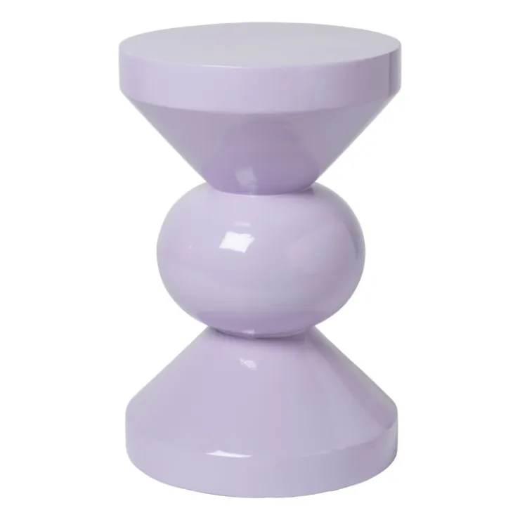 Xenos Bijzettafel diabolo - lila - ø33x50 cm- Bijzettafels
