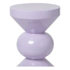Xenos Bijzettafel diabolo - lila - ø33x50 cm- Bijzettafels