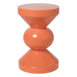 Xenos Bijzettafel diabolo - peach - ø33x50 cm- Bijzettafels