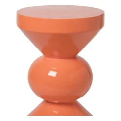 Xenos Bijzettafel diabolo - peach - ø33x50 cm- Bijzettafels