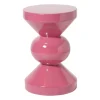 Xenos Bijzettafel diabolo - roze - ø33x50 cm- Bijzettafels