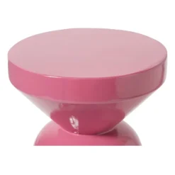 Xenos Bijzettafel diabolo - roze - ø33x50 cm- Bijzettafels