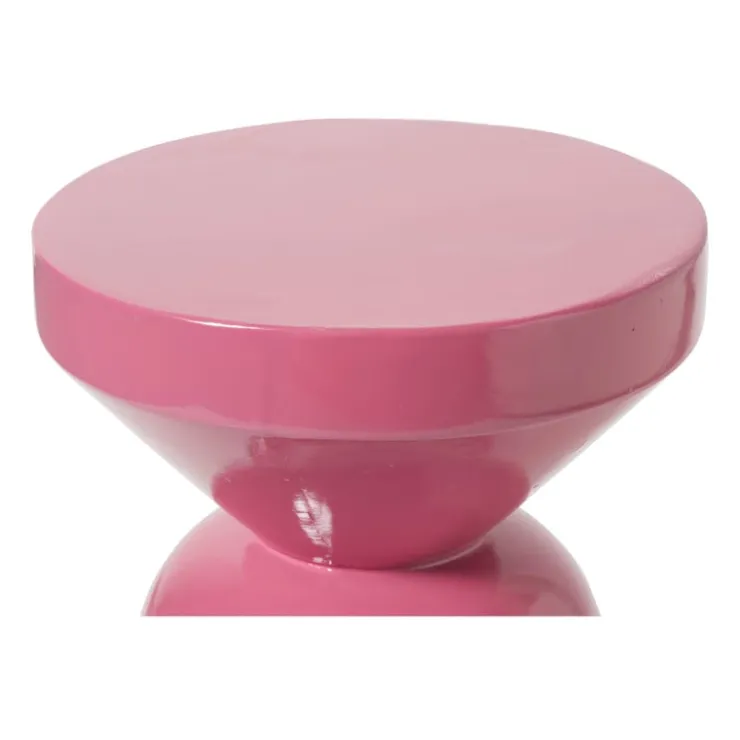Xenos Bijzettafel diabolo - roze - ø33x50 cm- Bijzettafels
