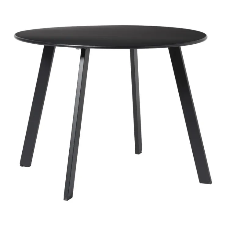Xenos Bijzettafel Diego klein - zwart - ø60x46 cm- Bijzettafels