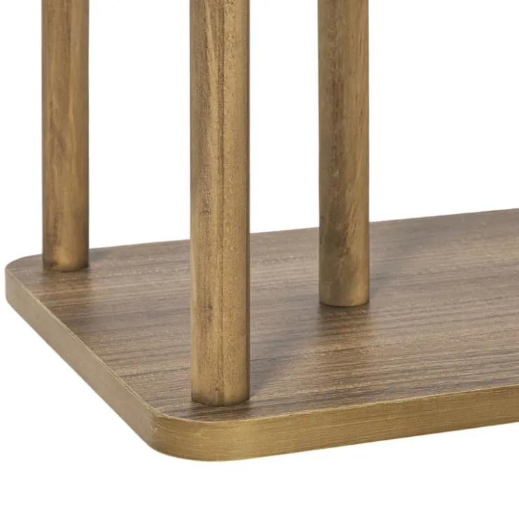 Xenos Bijzettafel Ella - bruin - 56x38x33 cm- Bijzettafels