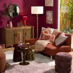 Xenos Bijzettafel gold - goudkleurig - ø33x44 cm- Bijzettafels