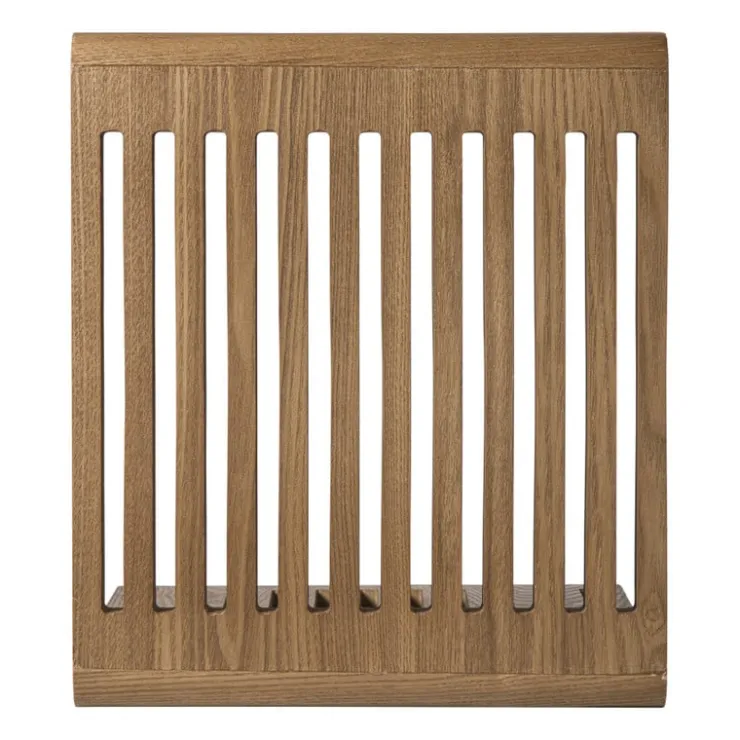 Xenos Bijzettafel Japandi klein - bruin - 34x34x29 cm- Bijzettafels